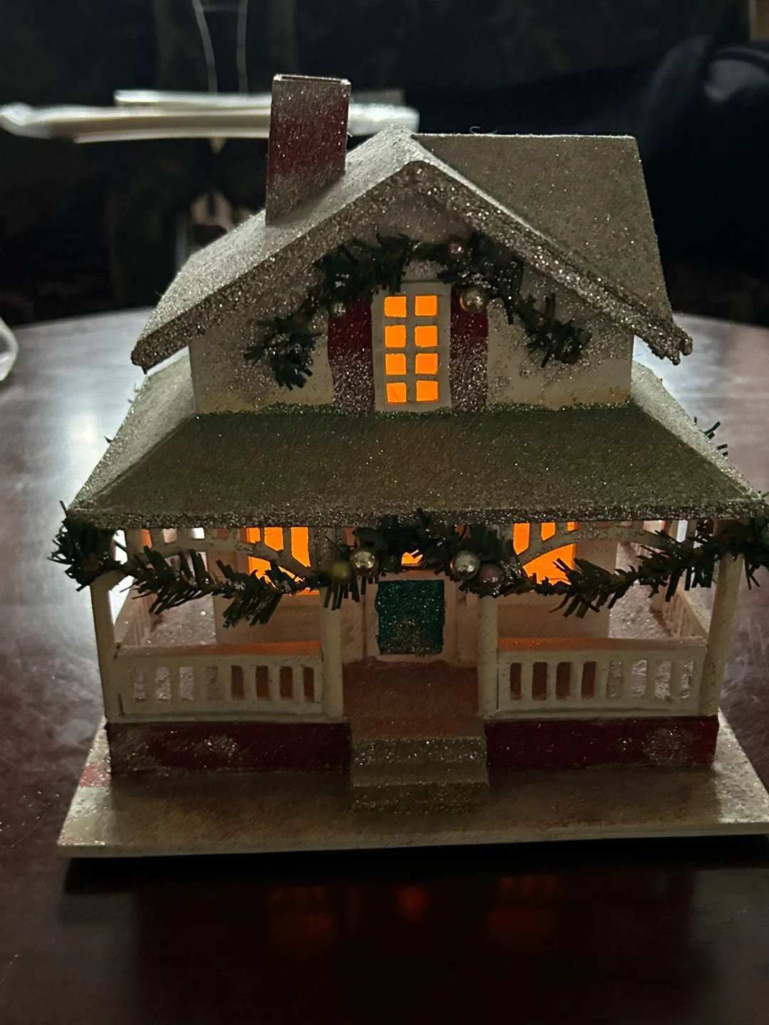 $45  Xmas putz house Christmas village katherine's collection image indicator(4)