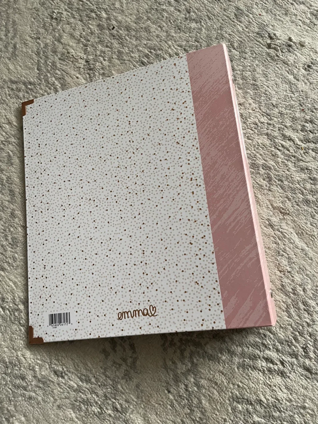 #cleanout Emma B. Hilroy 1.5" Binder - Pink & White image indicator(3)