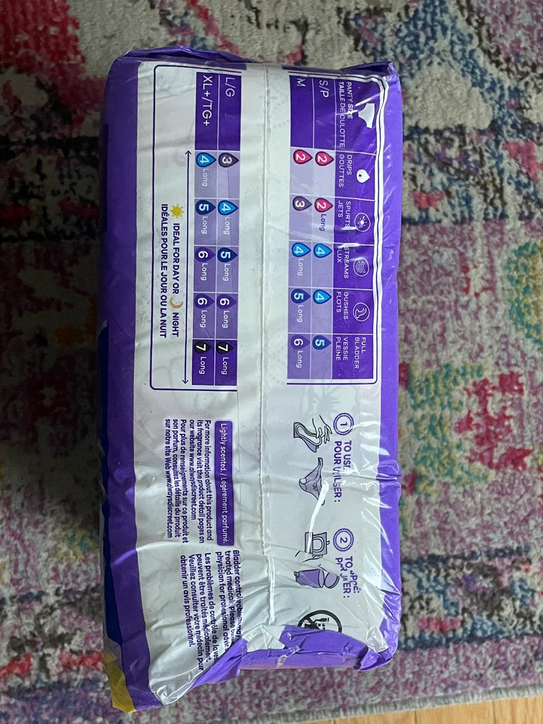 Always Discreet Extra Heavy Pads, 54 count image indicator(4)