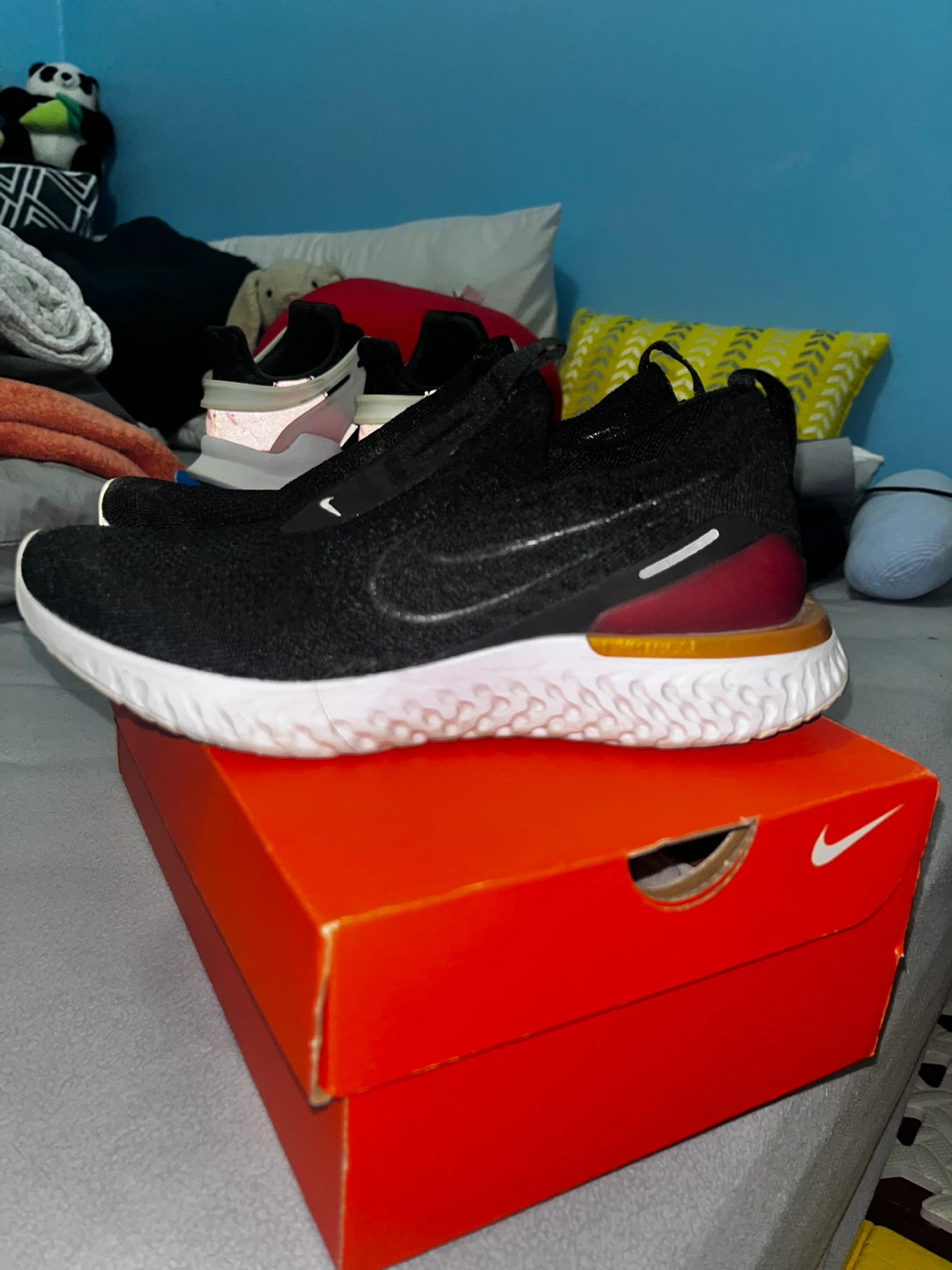 Nike React Phantom Run Flyknit 3, Black, Size US 6.5 - photo 2