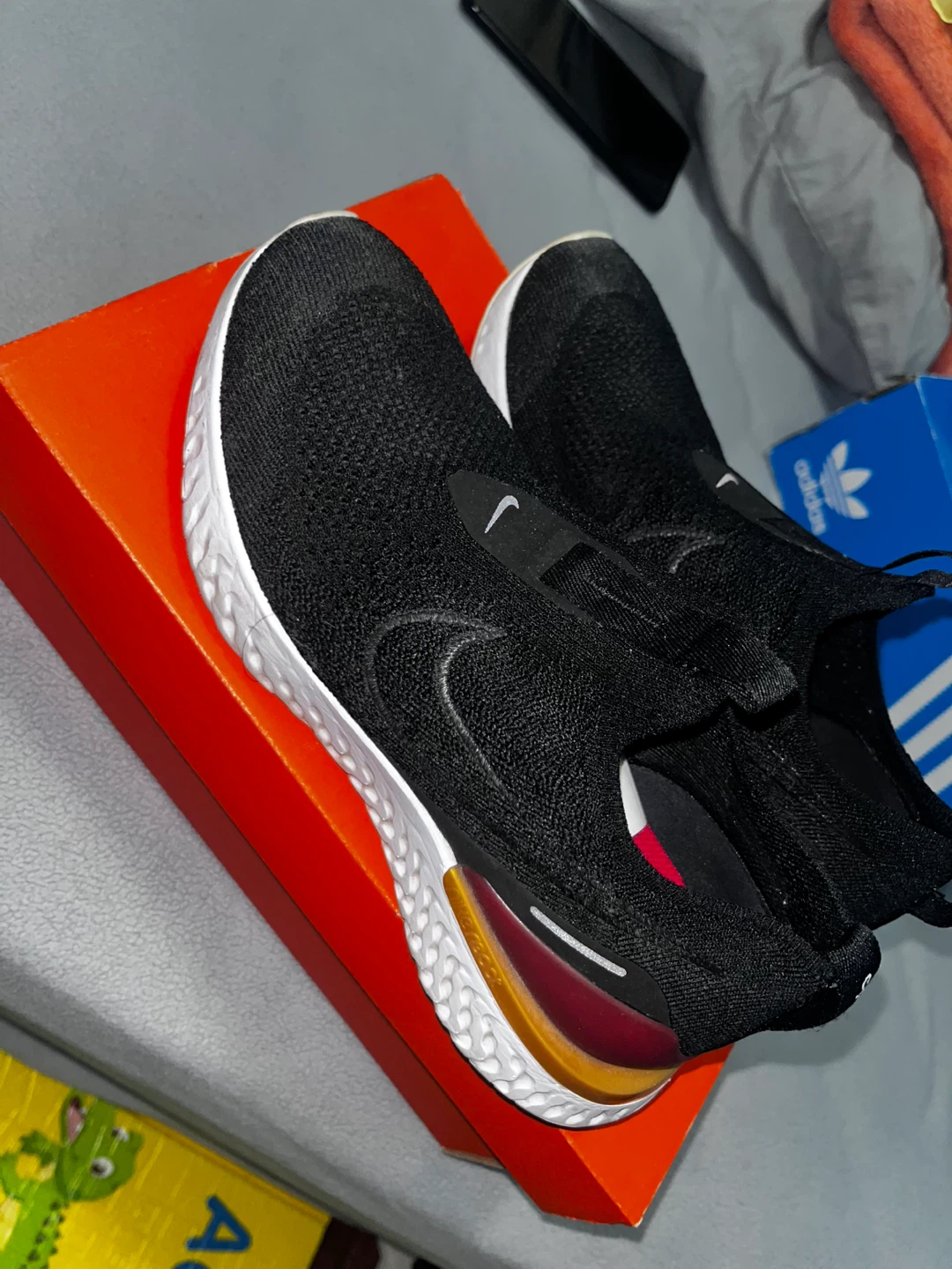 Nike React Phantom Run Flyknit 3, Black, Size US 6.5