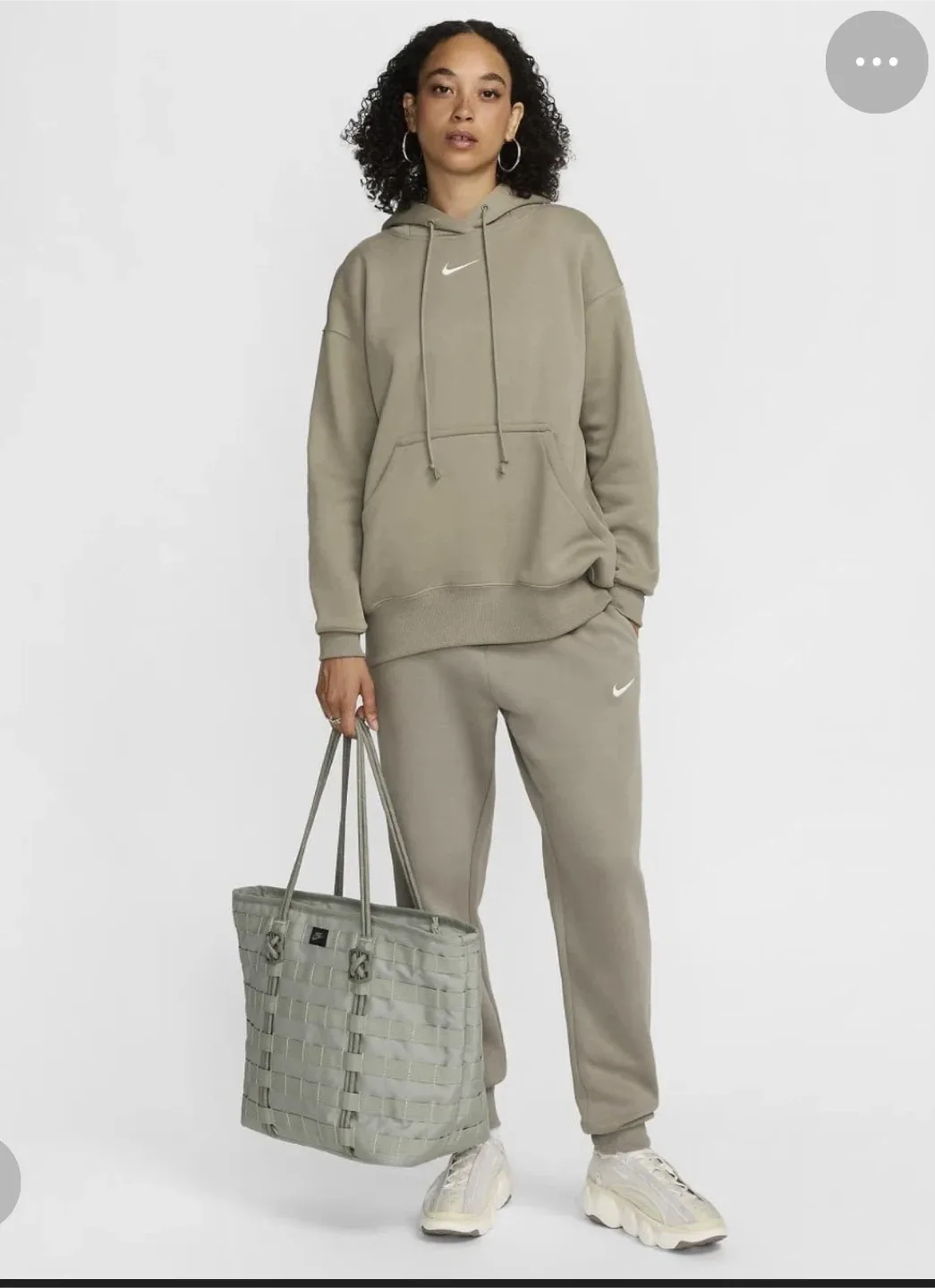 Nike Olive Green Hoodie & Sweatpants Set