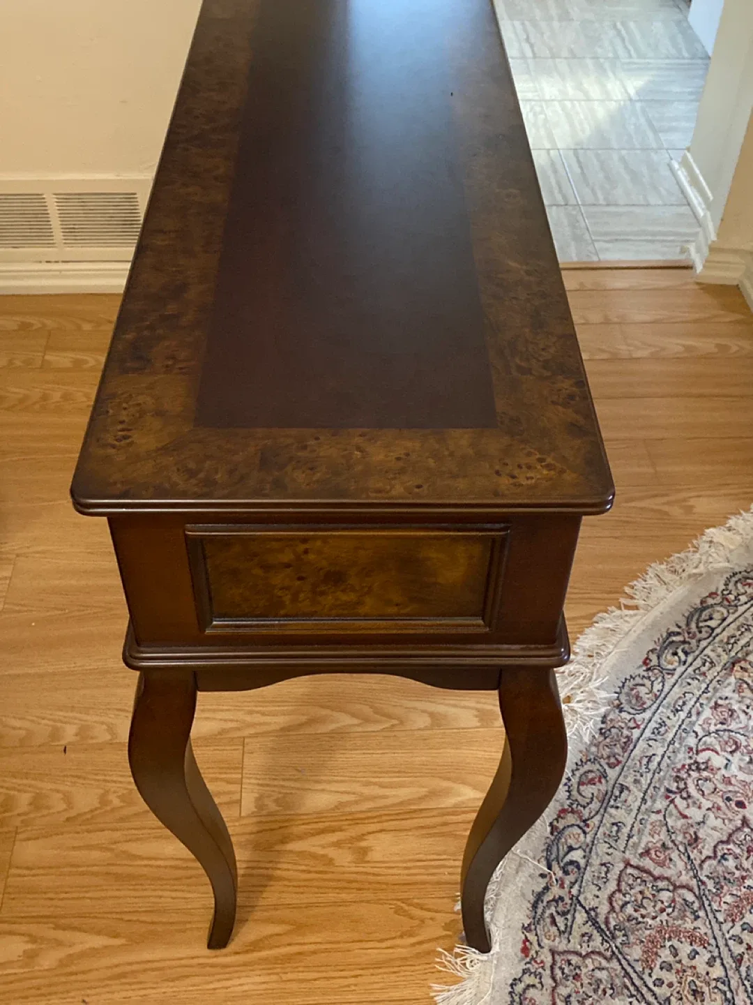Wooden Console Table with Drawers