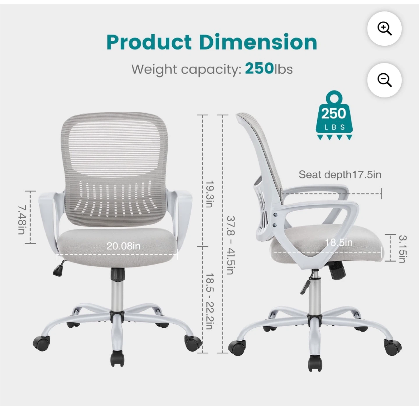 Brand New Ergonomic Desk Chair – Assembled Only - photo 5