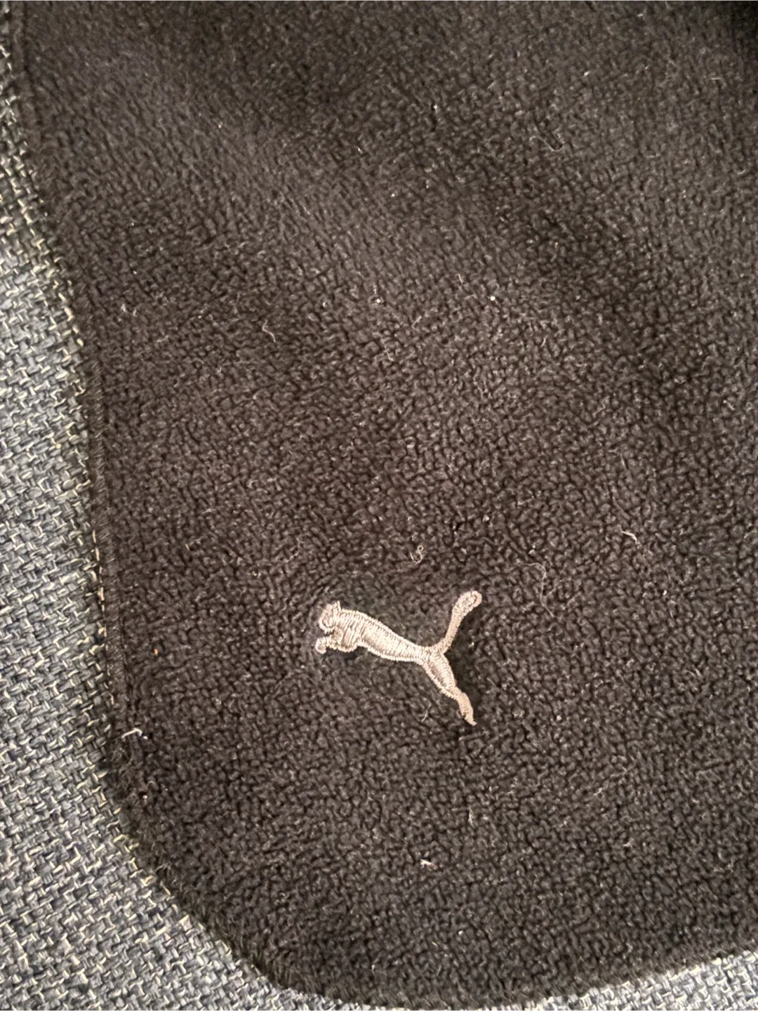 Puma Black Fleece Scarf