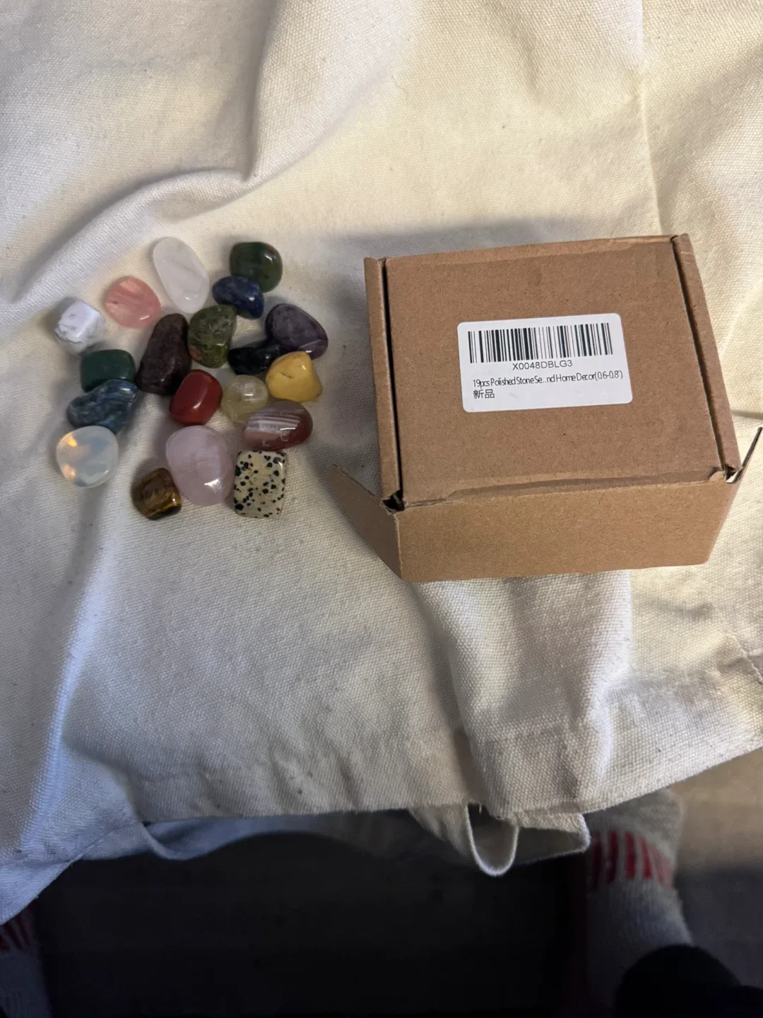 19pcs Polished Stone Set Home Decor (0.6-0.8) image indicator(2)