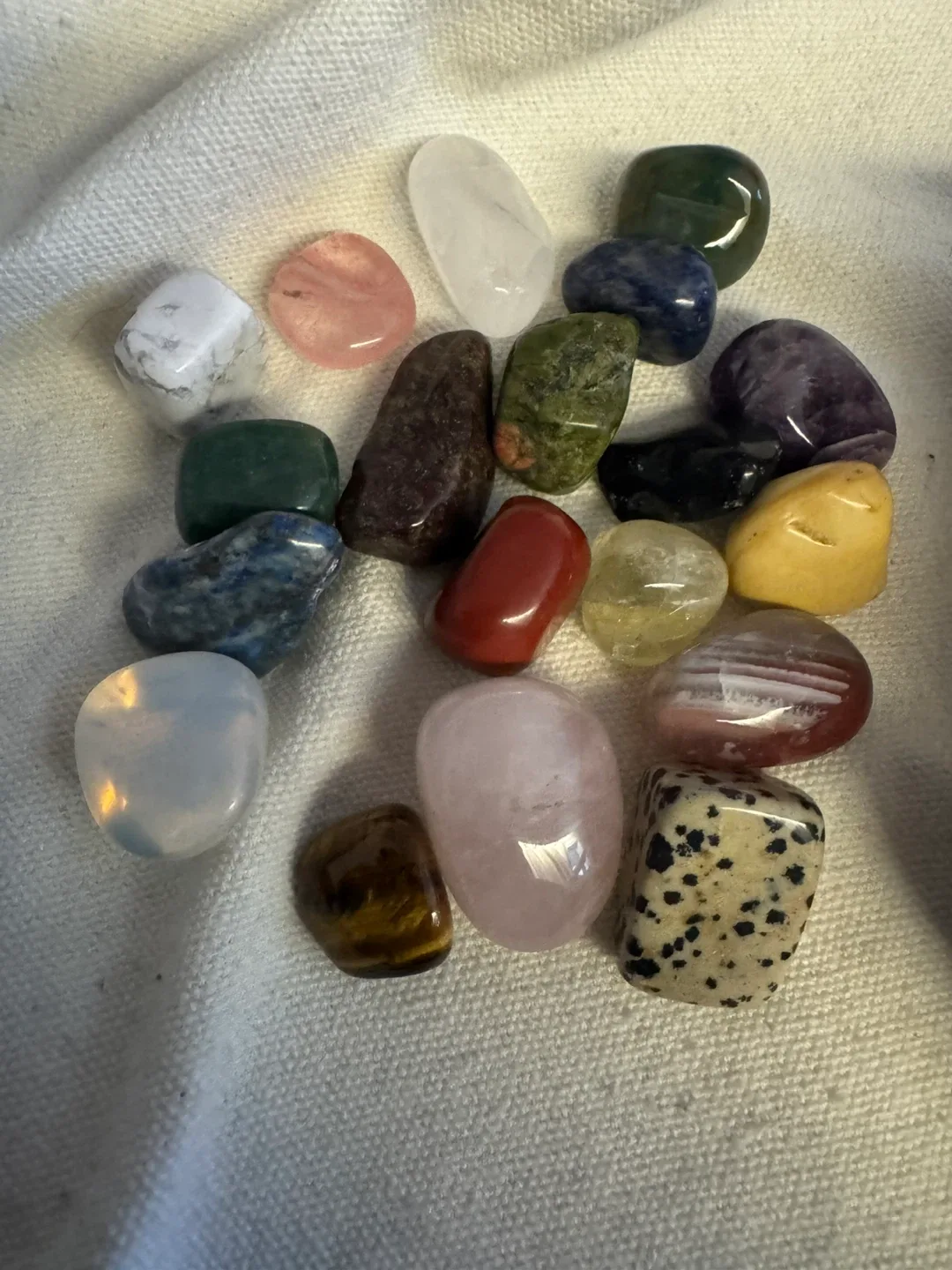 19pcs Polished Stone Set Home Decor (0.6-0.8) image indicator(3)