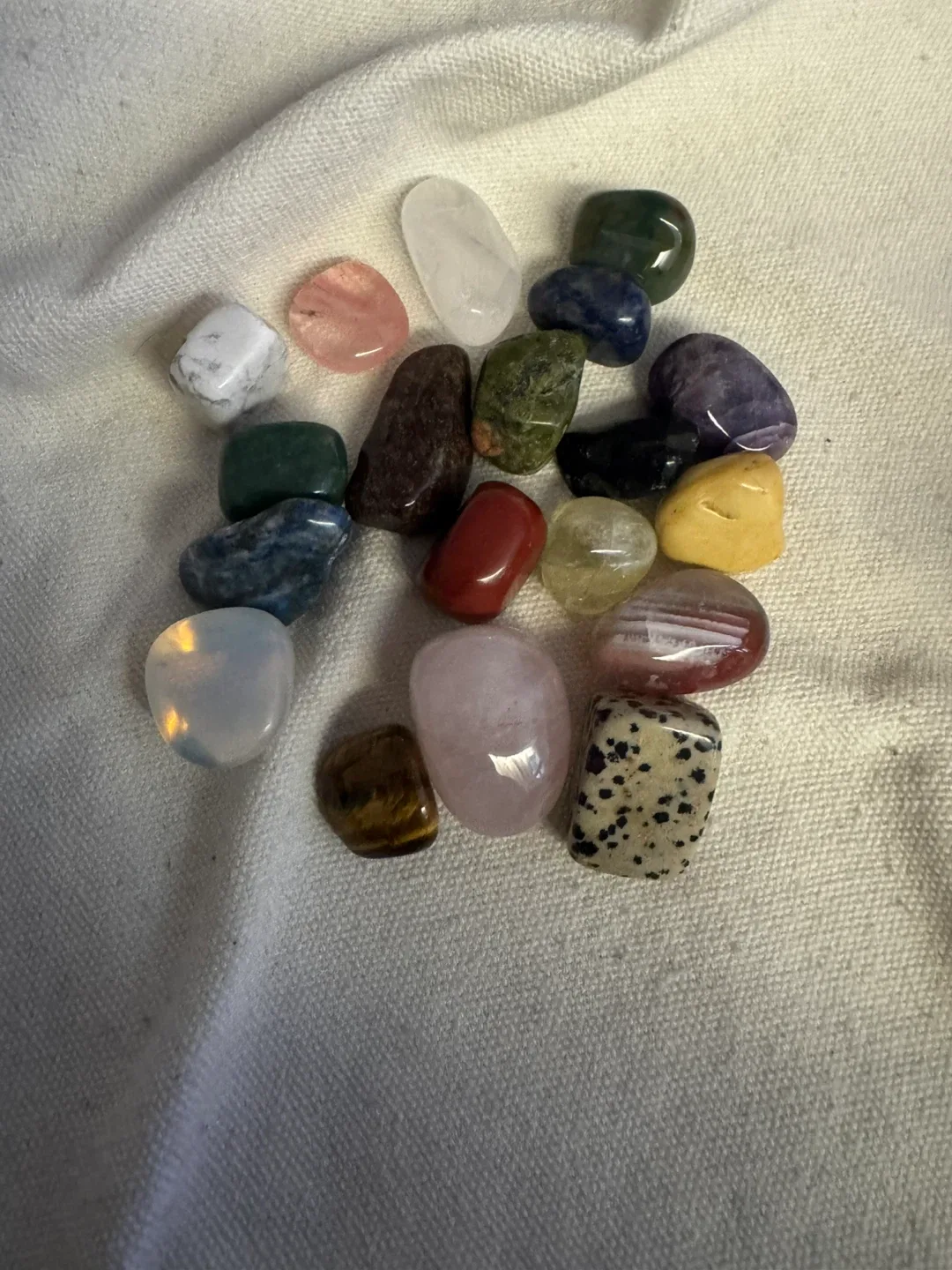 19pcs Polished Stone Set Home Decor (0.6-0.8)