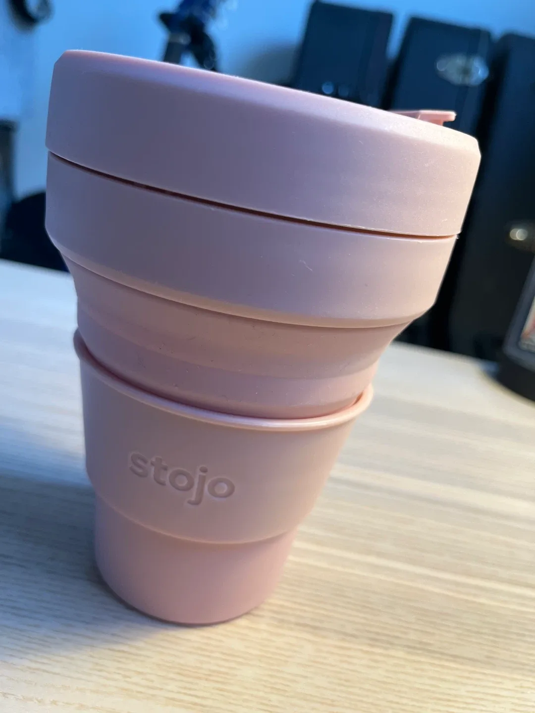 Stojo Collapsible Cup - Pink #Cleanout