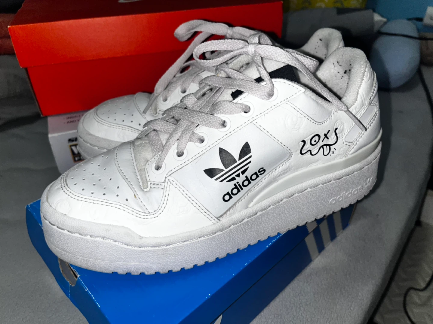 Adidas Forum Bold Platform Sneakers - Size 6