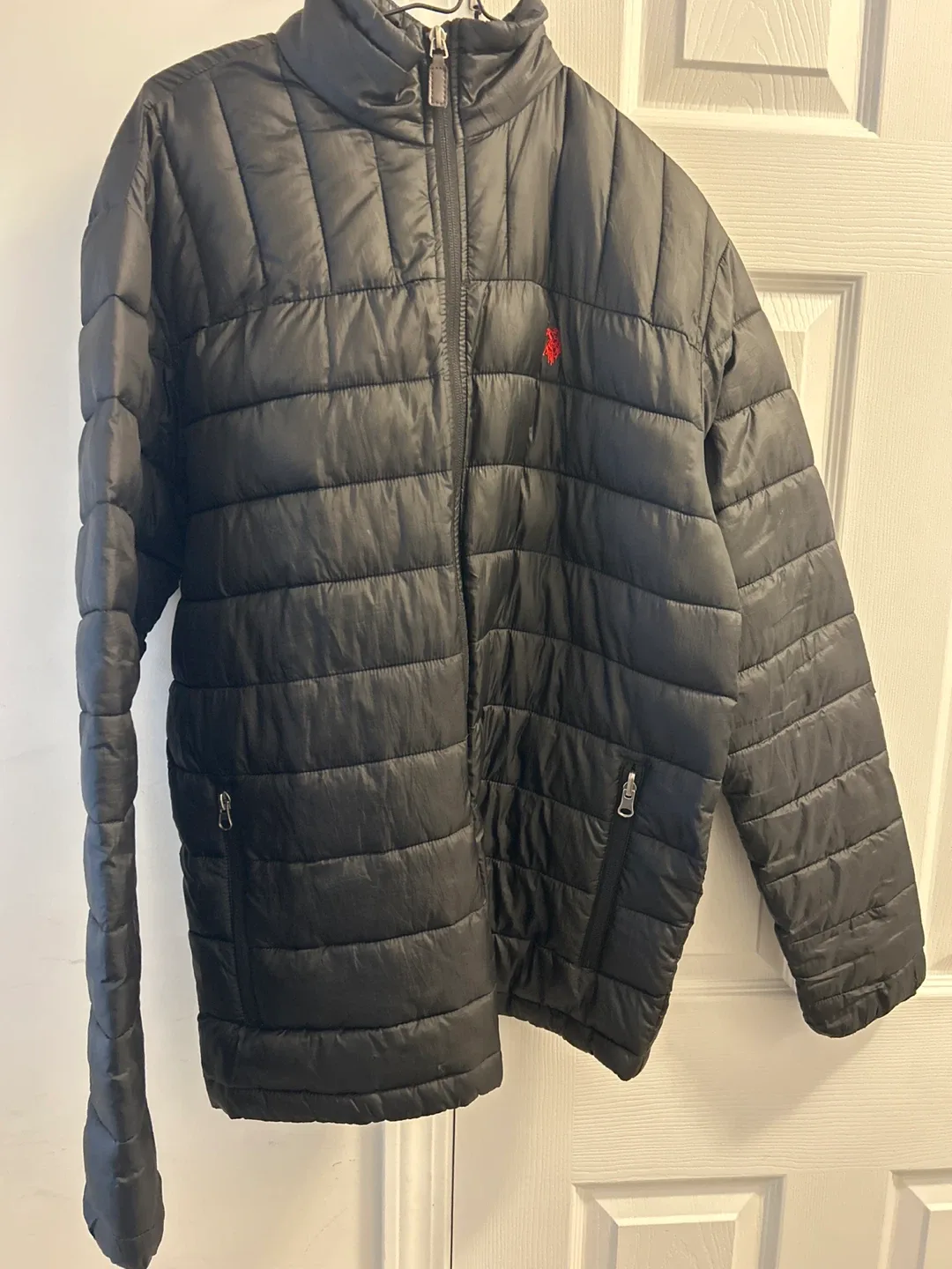 U.S. Polo Assn. Black Puffer Jacket - Size S