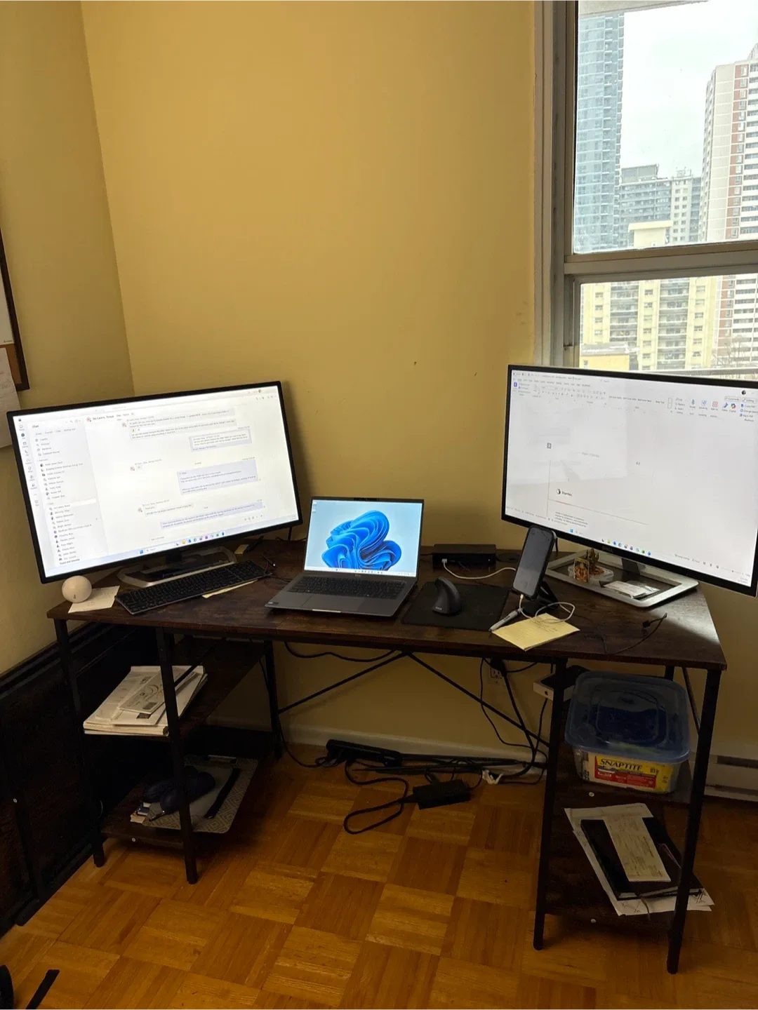 Bestier L-Shaped Corner Desk