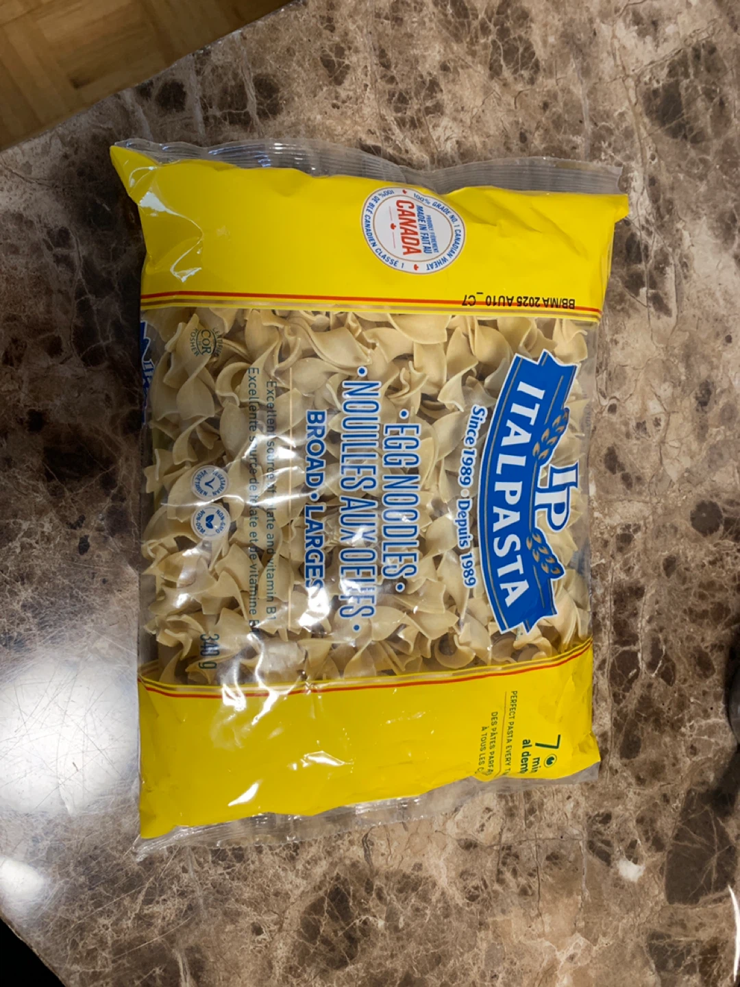 Italpasta Egg Noodles Broad Larges - New!