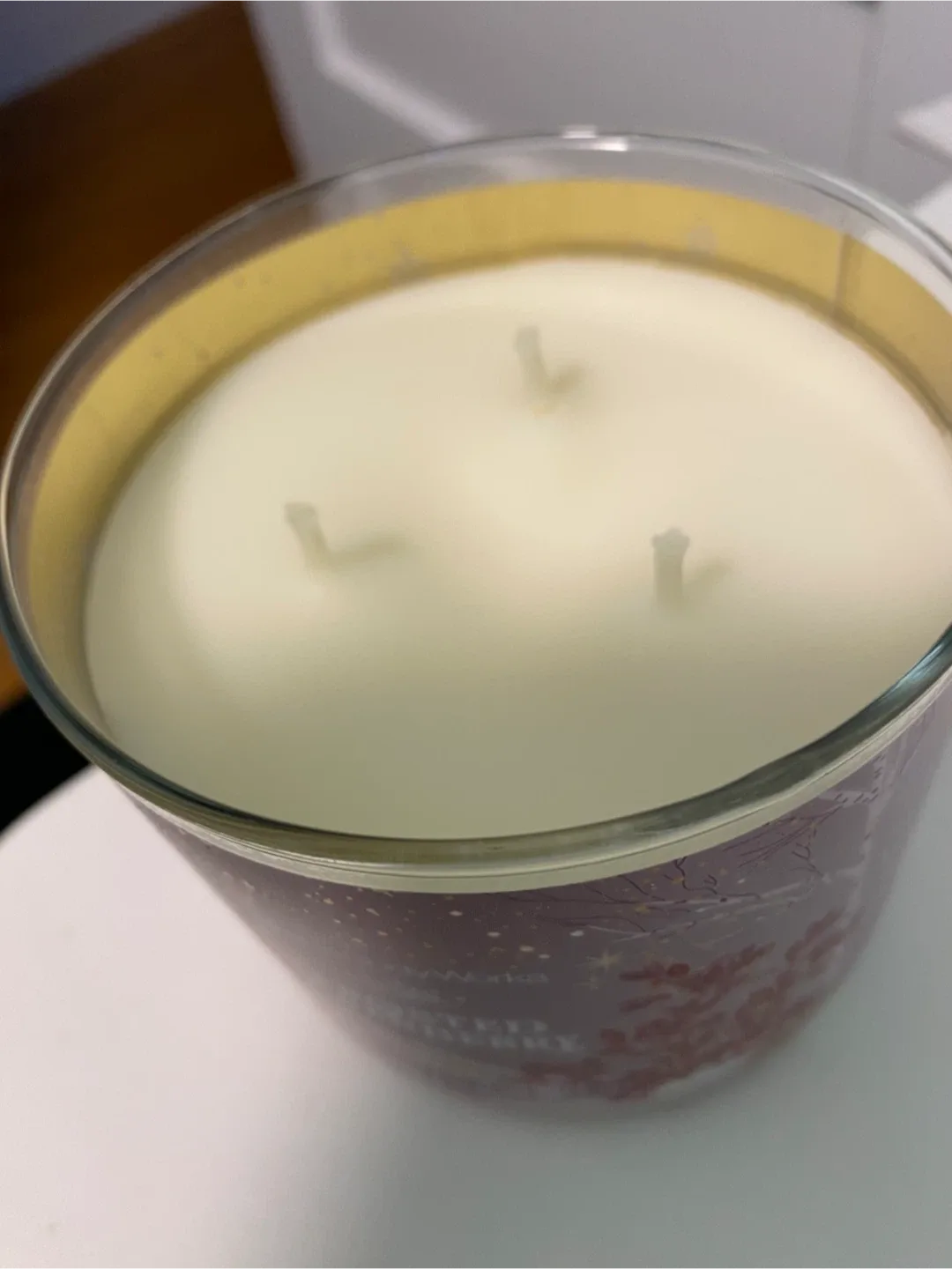 Bath & Body Works Frosted Cranberry Candle