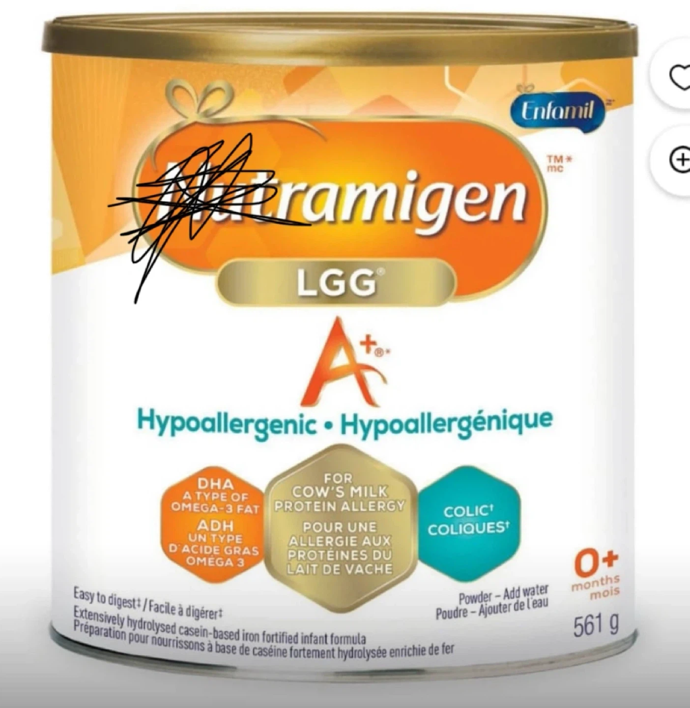 $26 each Enfamil Nutramigen A+ Hypoallergenic Formula