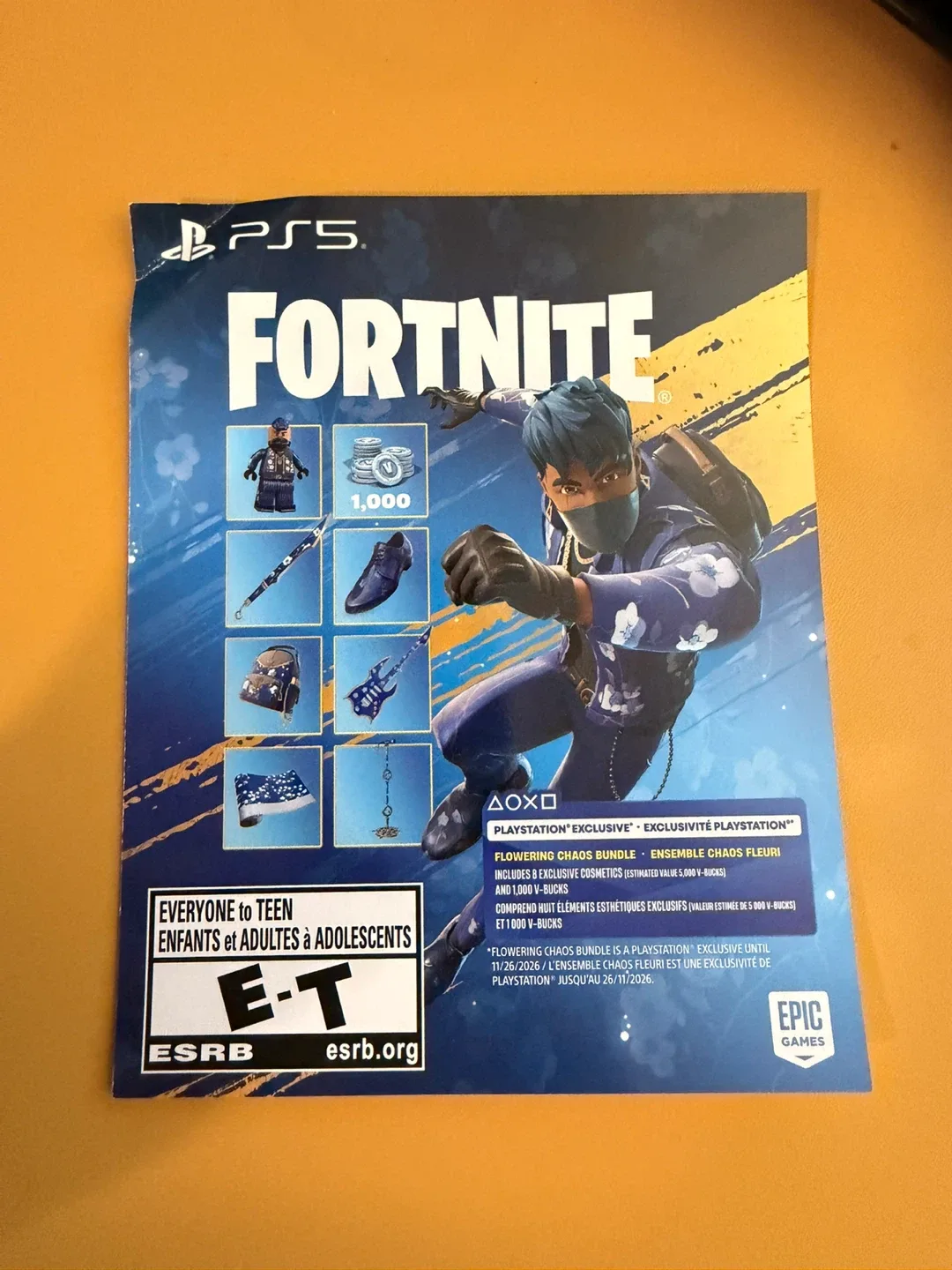 Fortnite Flowering Chaos Bundle PS5