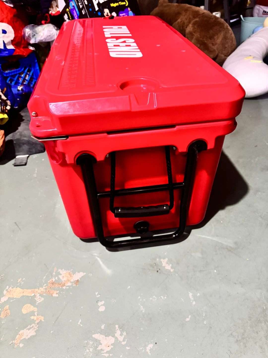 Full Send Red 75L Cooler with Wheels - photo 2