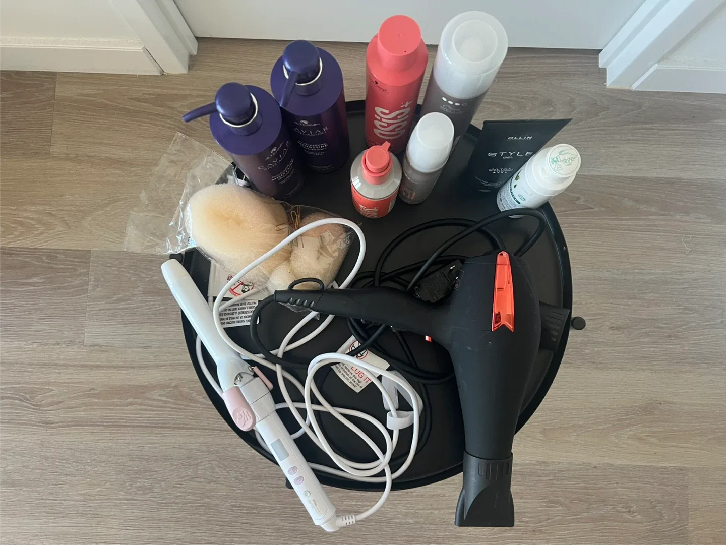 Curling Iron + Hairdryer + Premium Styling Products