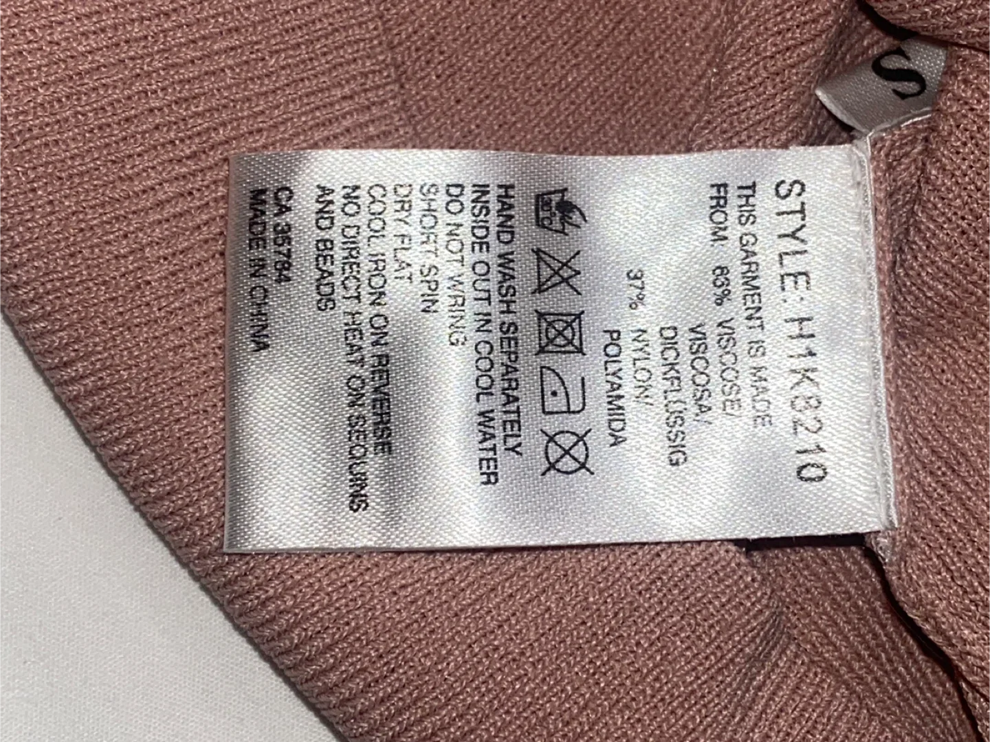 Jacques Vert Peach Embellished Sweater, Size M image indicator(6)