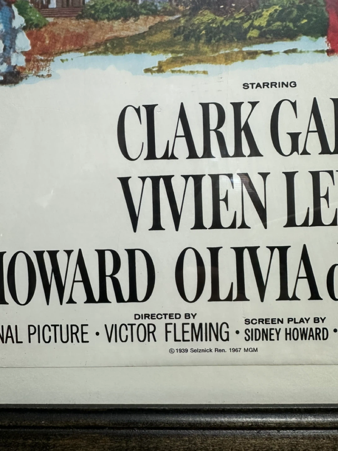 "Gone With The Wind" Framed Movie Poster - photo 5