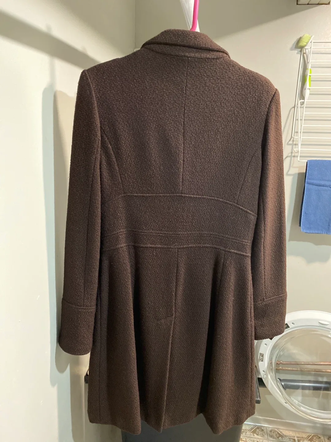 Costa Blanca Brown Wool Coat - Size L image indicator(5)