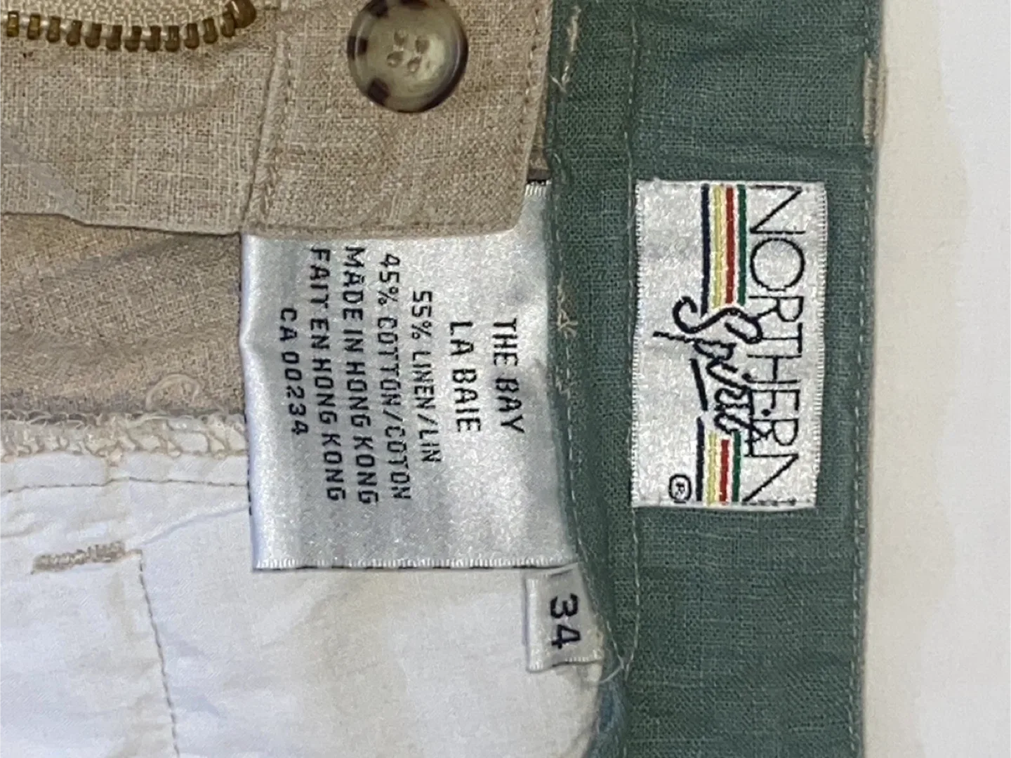 Northern Spirit Linen Blend Pants - Size 34 image indicator(2)