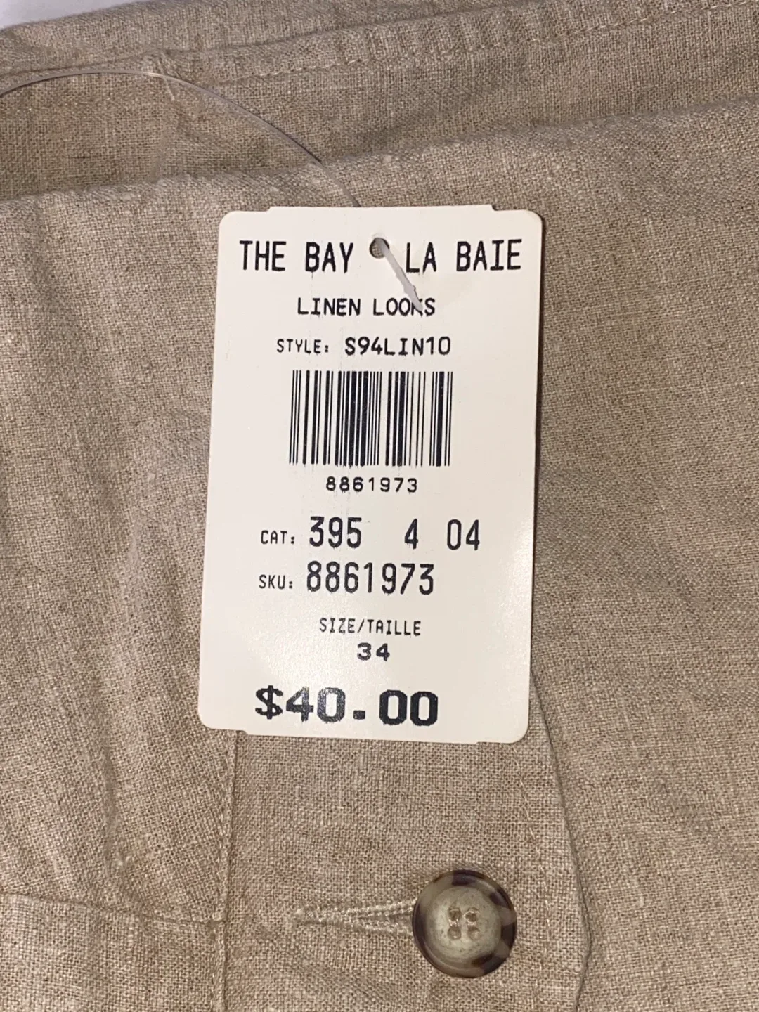 Northern Spirit Linen Blend Pants - Size 34 image indicator(9)