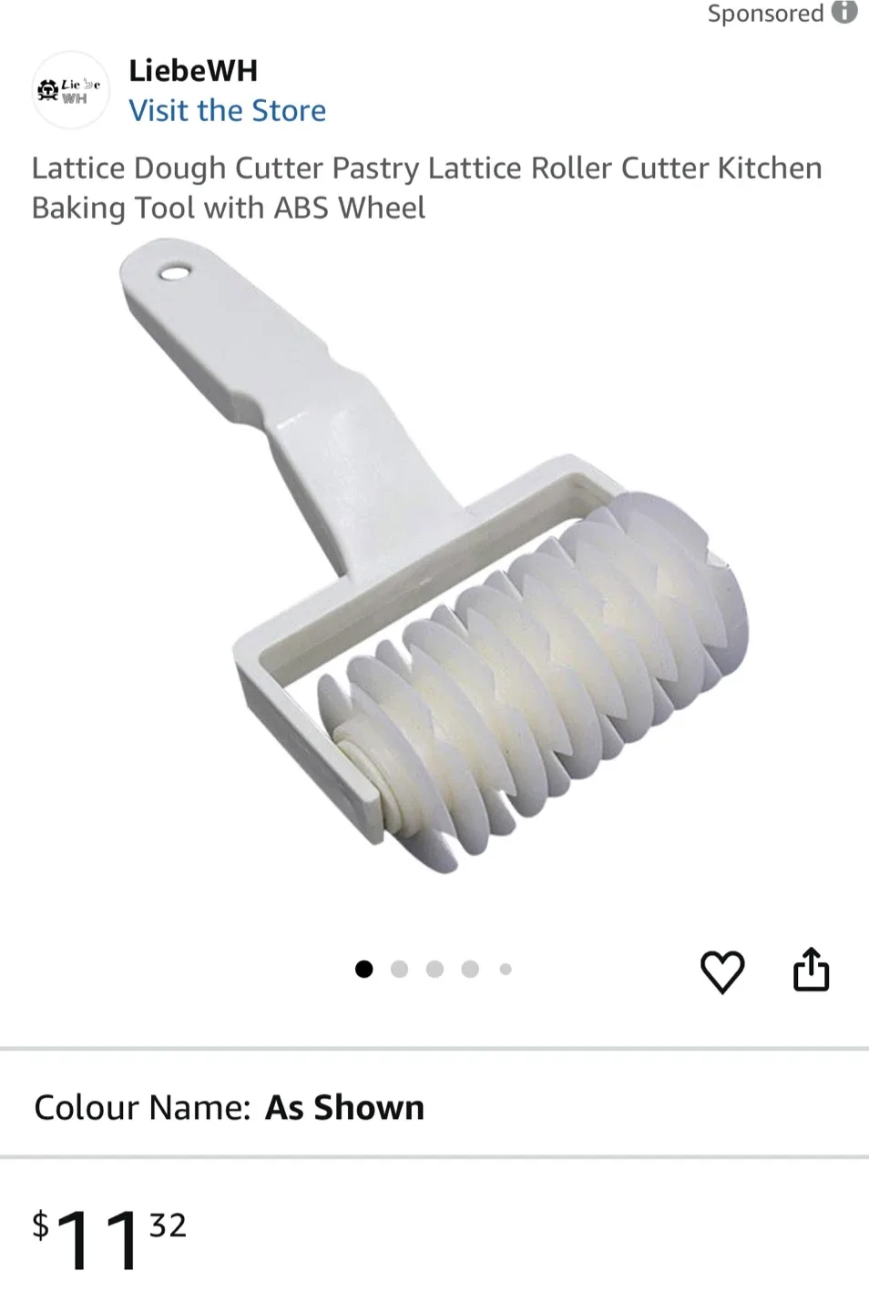 Dough Cutter Pastry Lattice Roller - New!