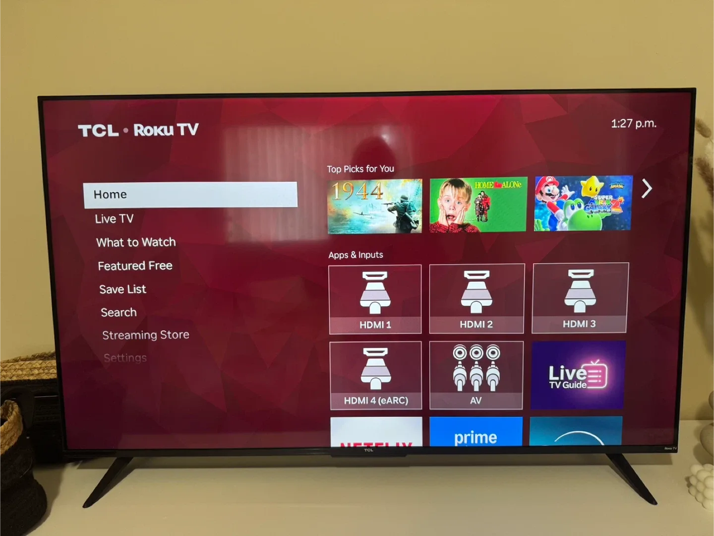 TCL 50" Roku Smart TV