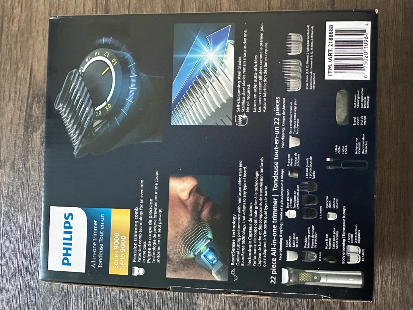 Brand New Philips Series 9000 All-in-One Stainless Steel Trimmer image indicator(2)