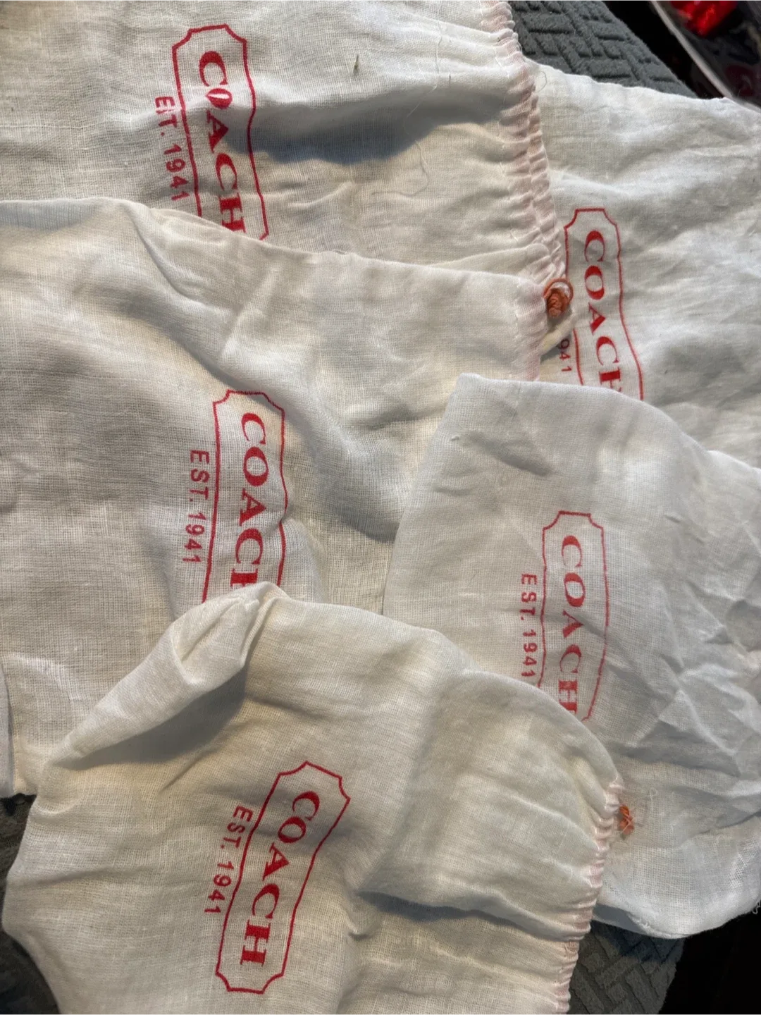 Coach Dust Bags #cleanout