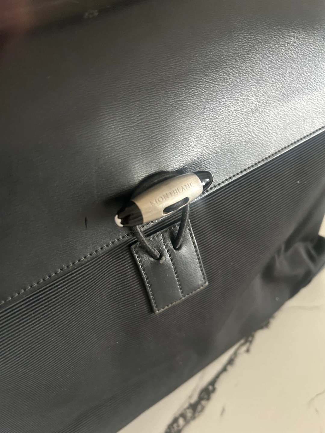Montblanc Black Leather Briefcase