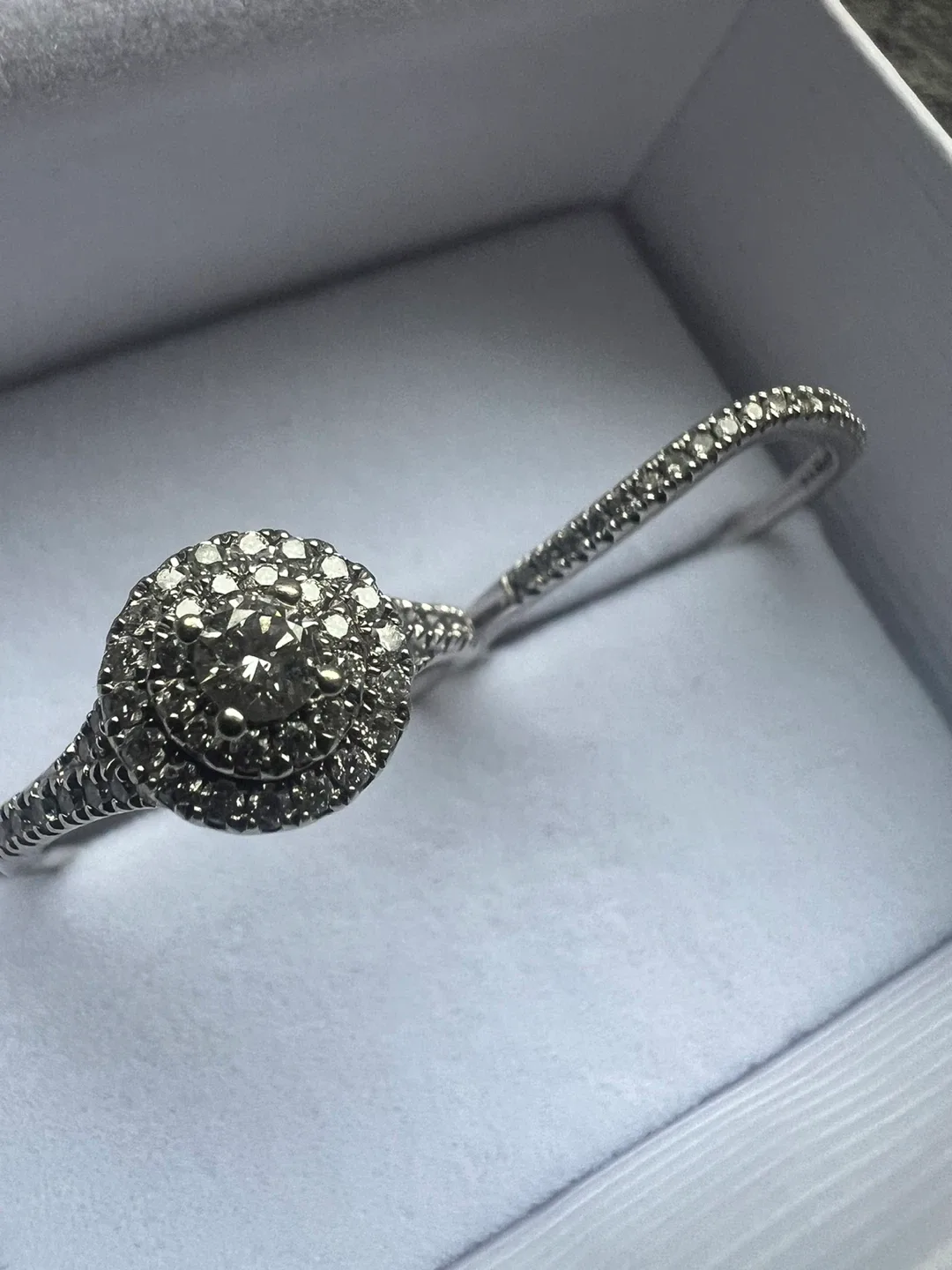 Michael Hill 10K Gold Diamond Ring Set