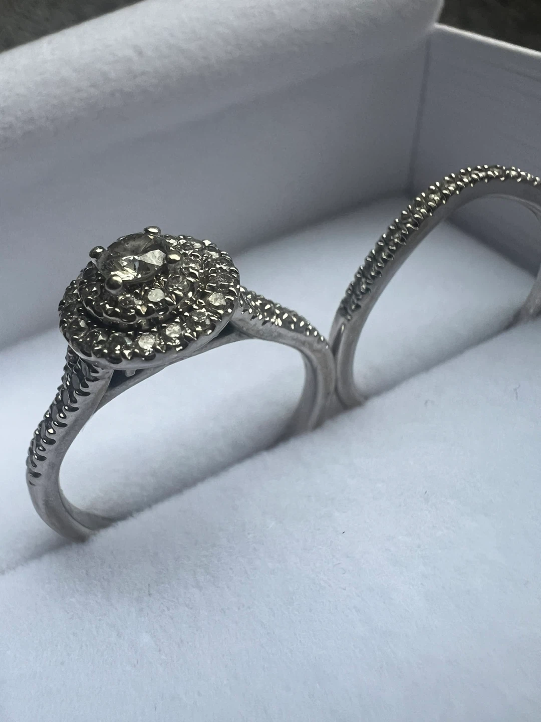 Michael Hill 10K Gold Diamond Ring Set - photo 2