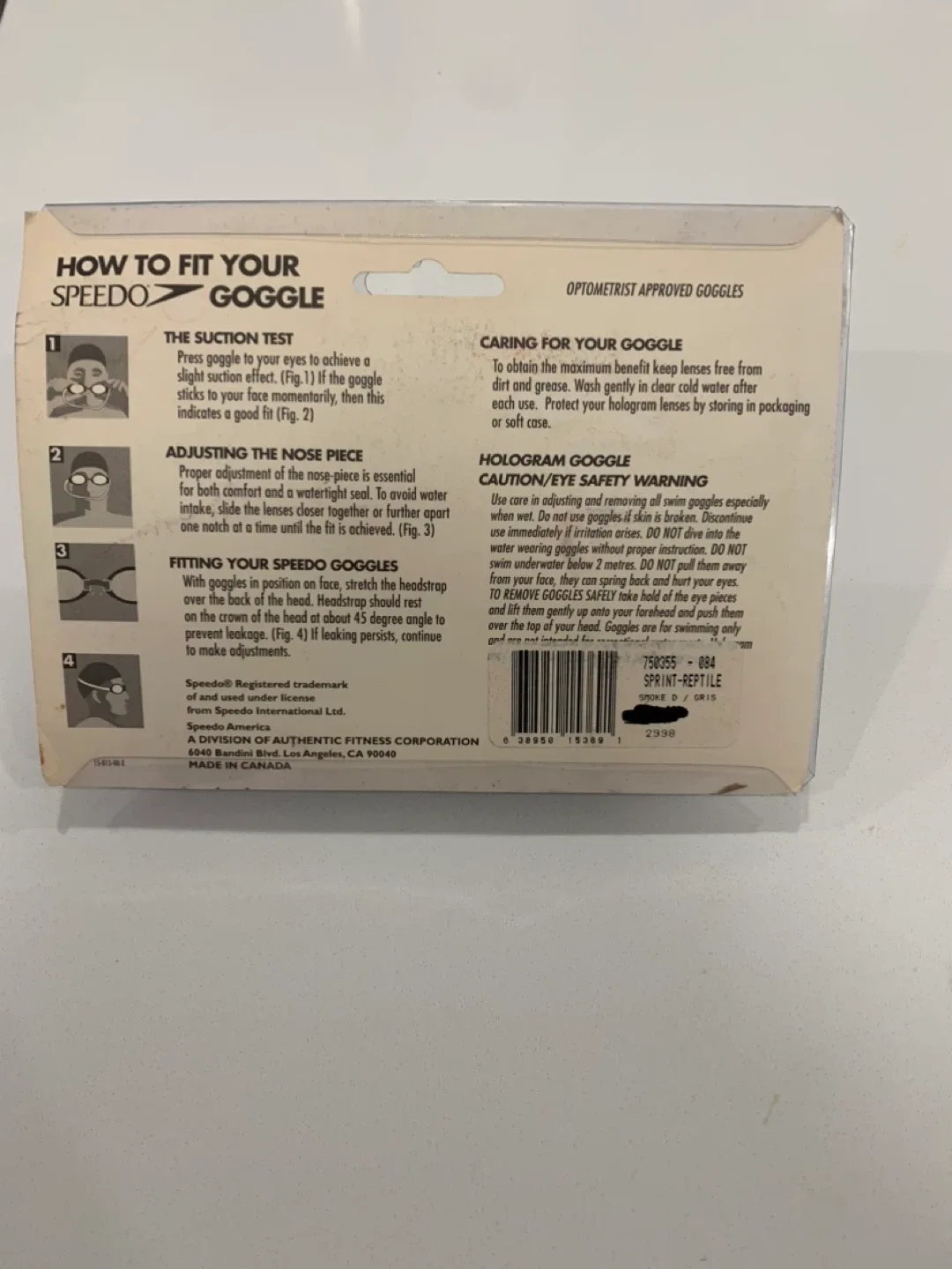 New Speedo Hologram Sprint Goggle image indicator(2)
