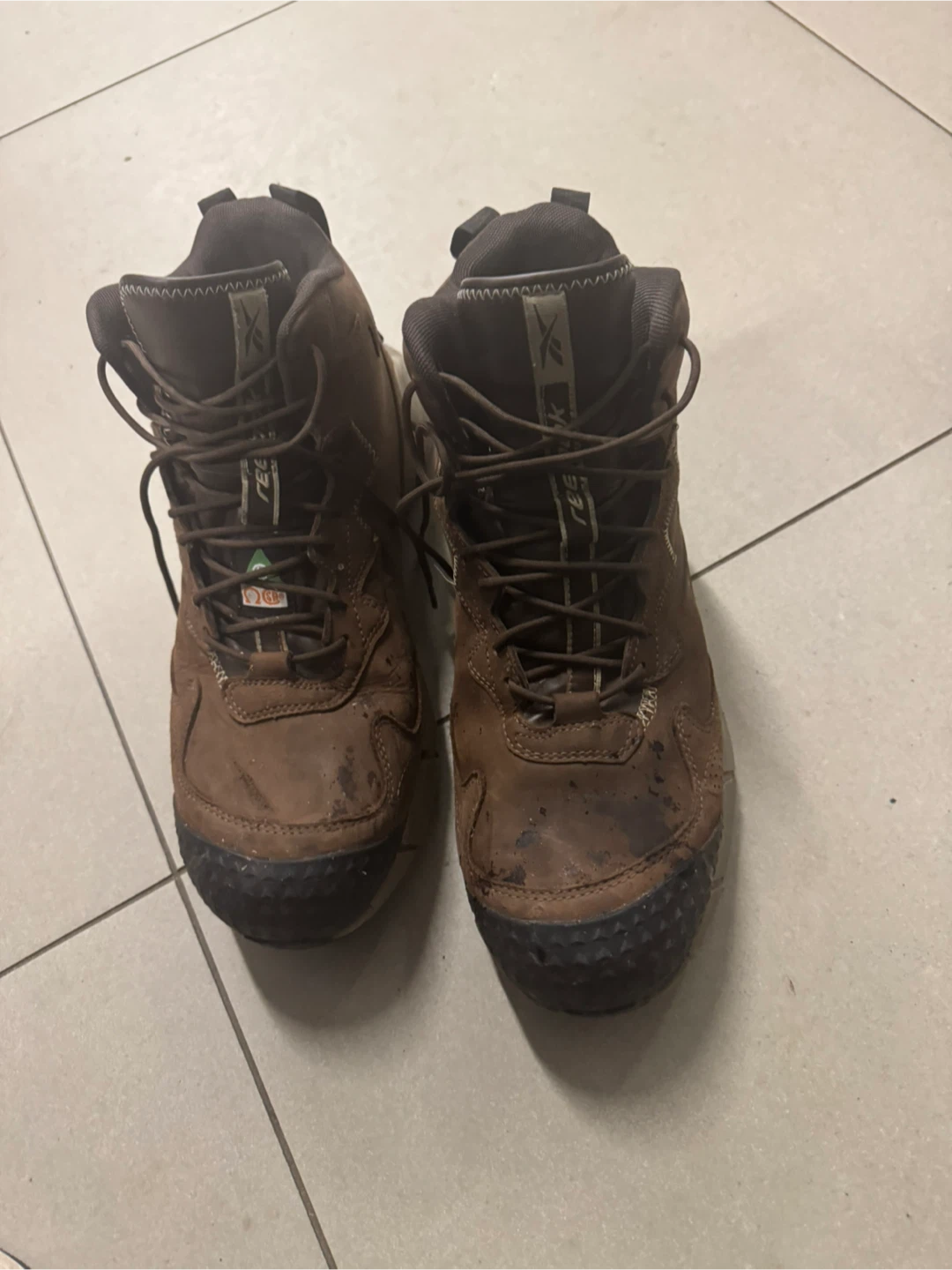 Reebok Brown Leather Boots - Size 9.5 - photo 2