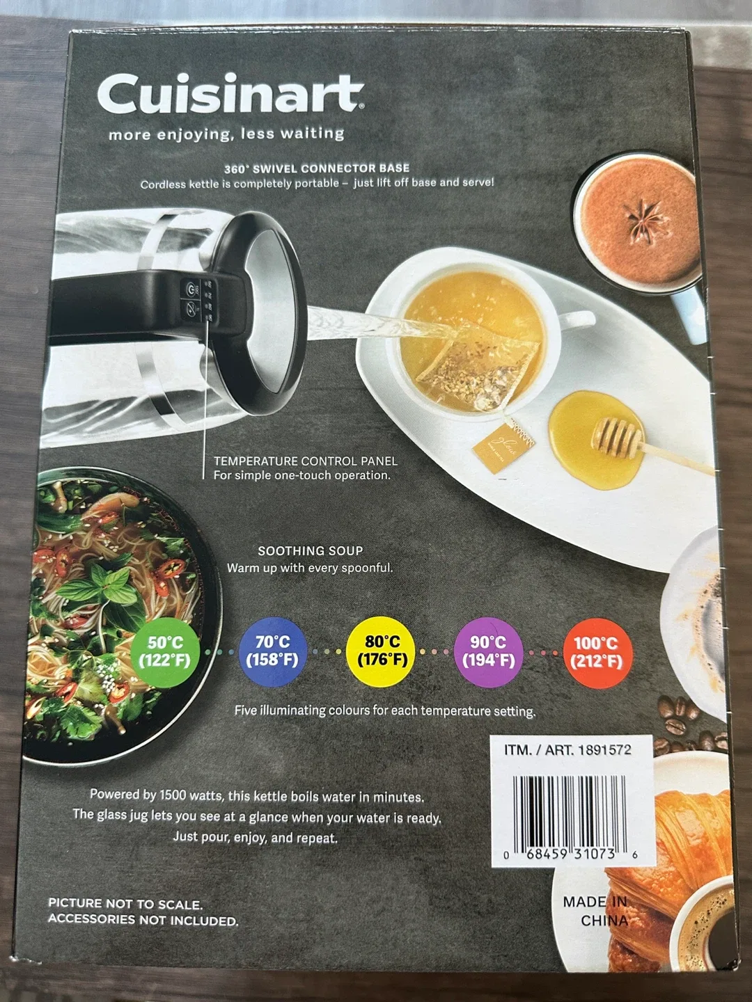 Brand New Cuisinart Double-Wall Glass Electric Kettle - New image indicator(2)