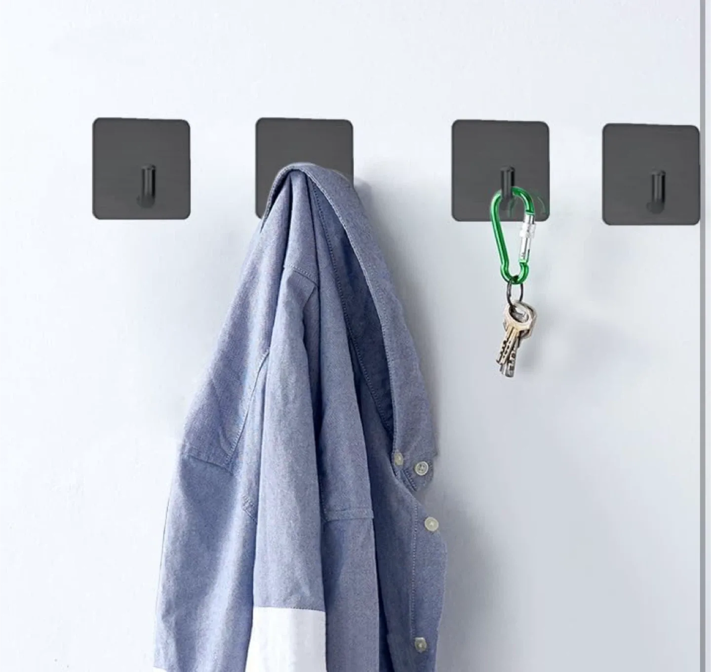 Adhesive Wall Hooks - Set of 4 image indicator(4)