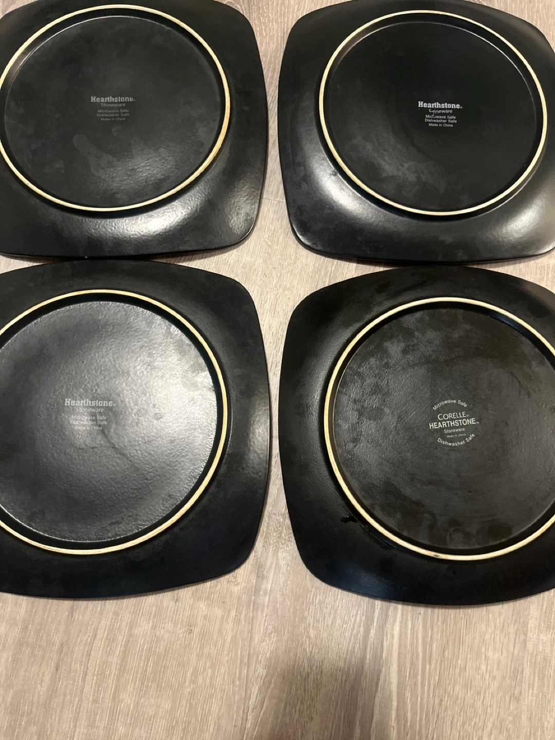 Corelle Hearthstone Square Dinner Plates - photo 2