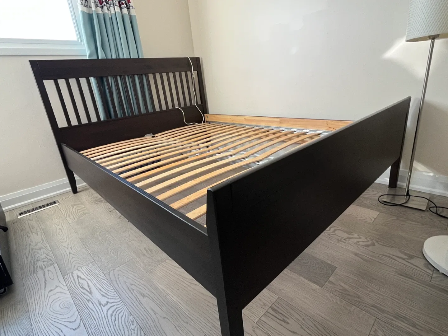IKEA Idanas Dark Brown Queen Bed Frame