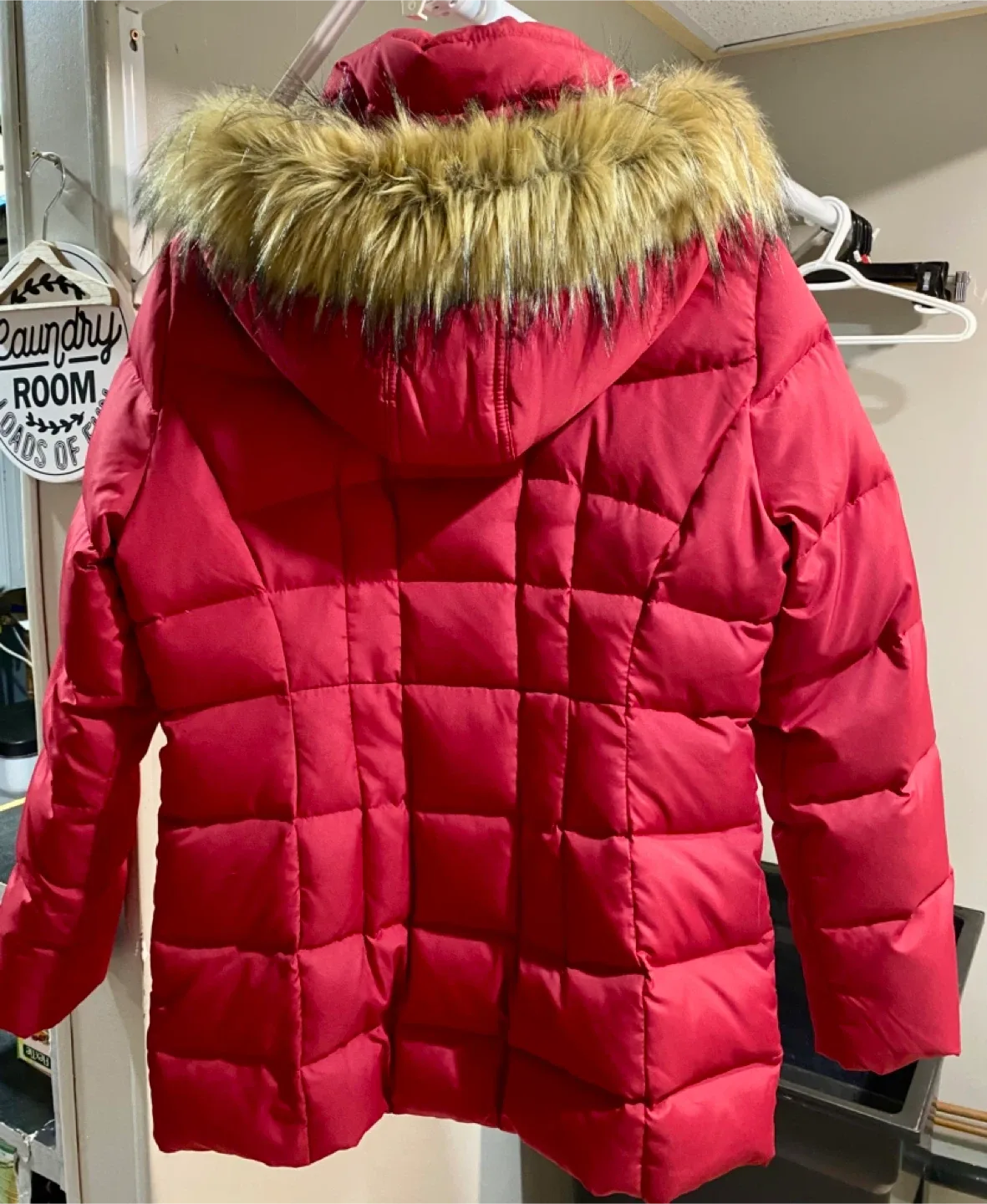 Calvin Klein Red Winter Puffer Jacket image indicator(2)