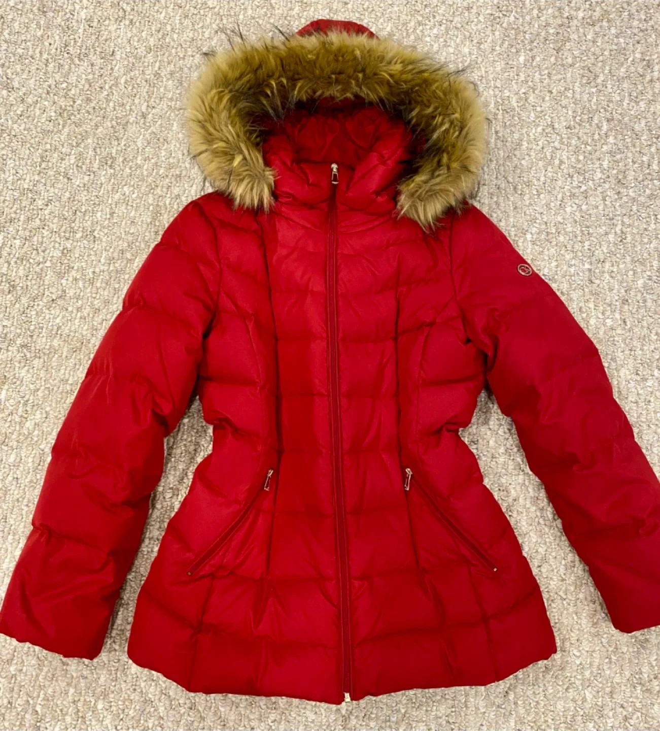 Calvin Klein Red Winter Puffer Jacket image indicator(3)