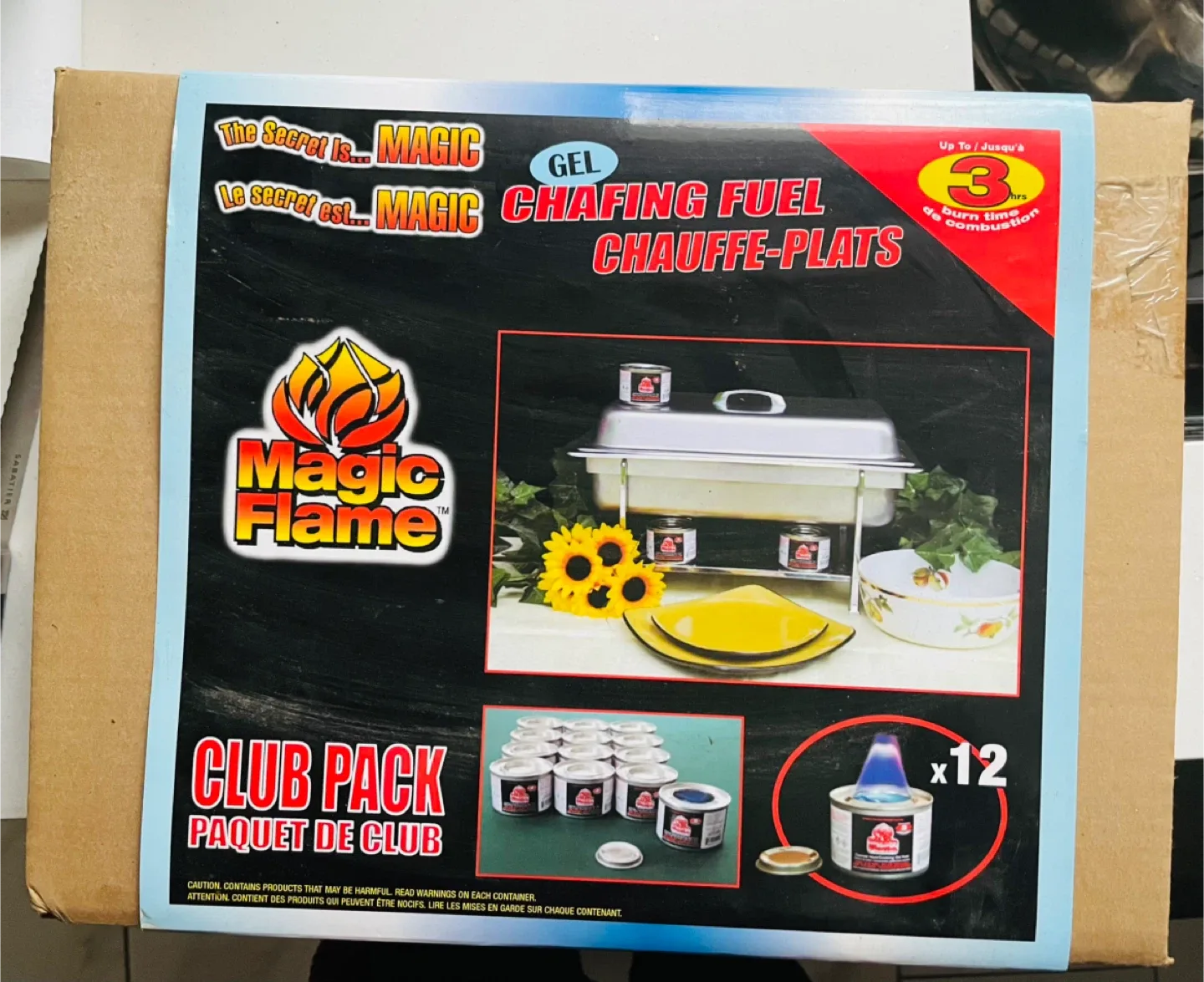 12 Magic Flame Chafing Fuel Club Pack