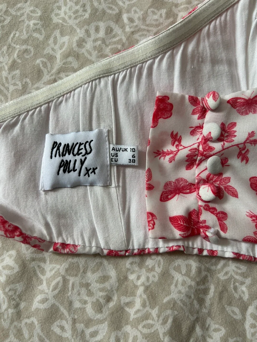 Princess Polly Floral Corset Top - Size 6 image indicator(3)