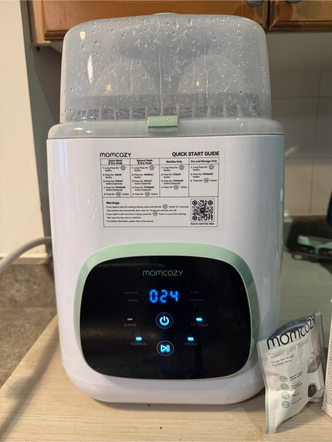 Momcozy KleanPal Pro Baby Bottle Washer Sterilizer & Dryer Combo