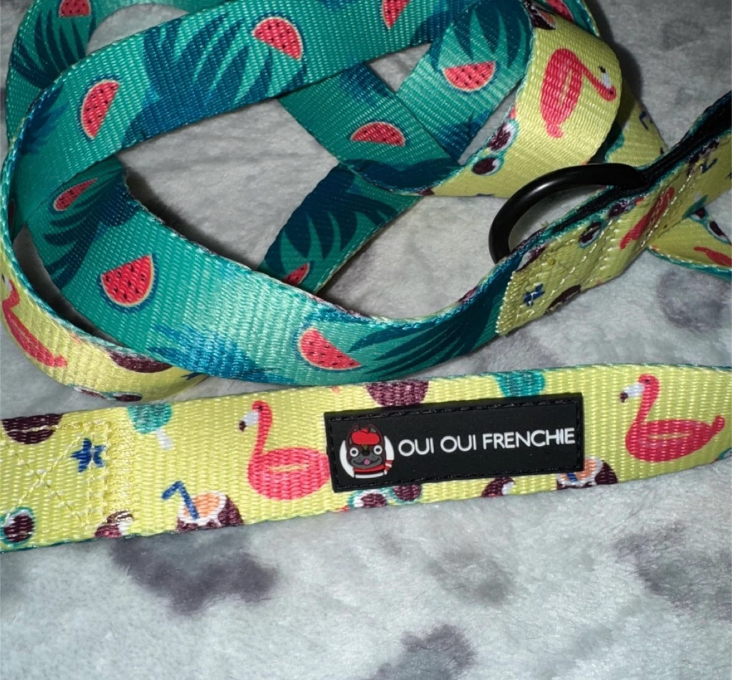 Oui Oui Frenchie Dog Harness & Leash - Size M - photo 3