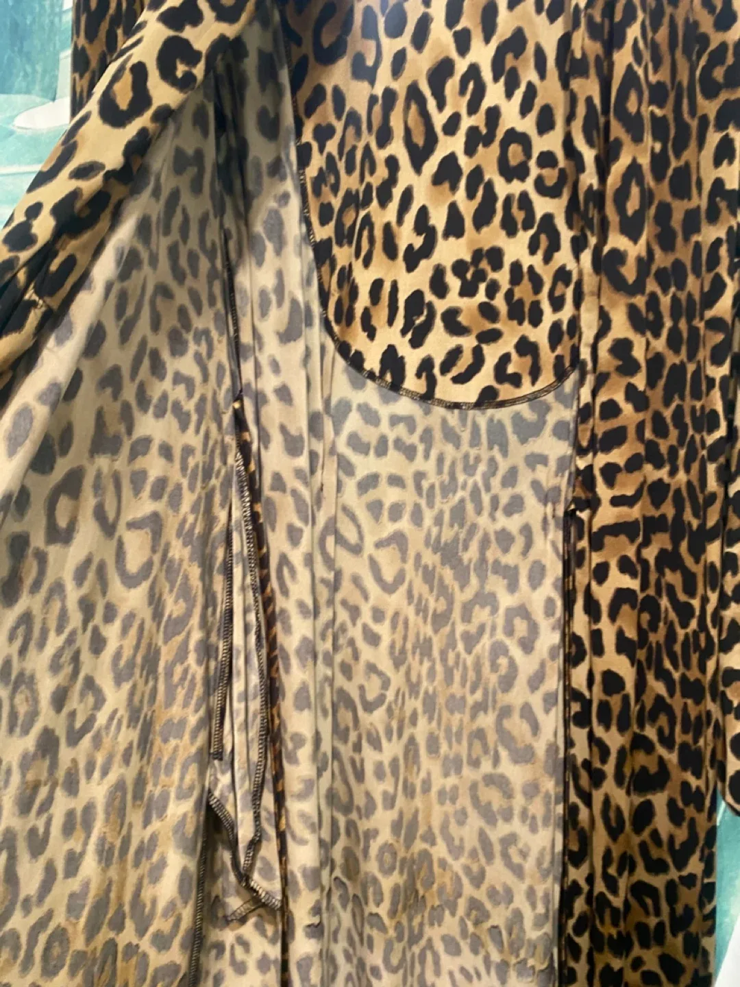 Jones New York Leopard Print Duster Dress!!! image indicator(2)