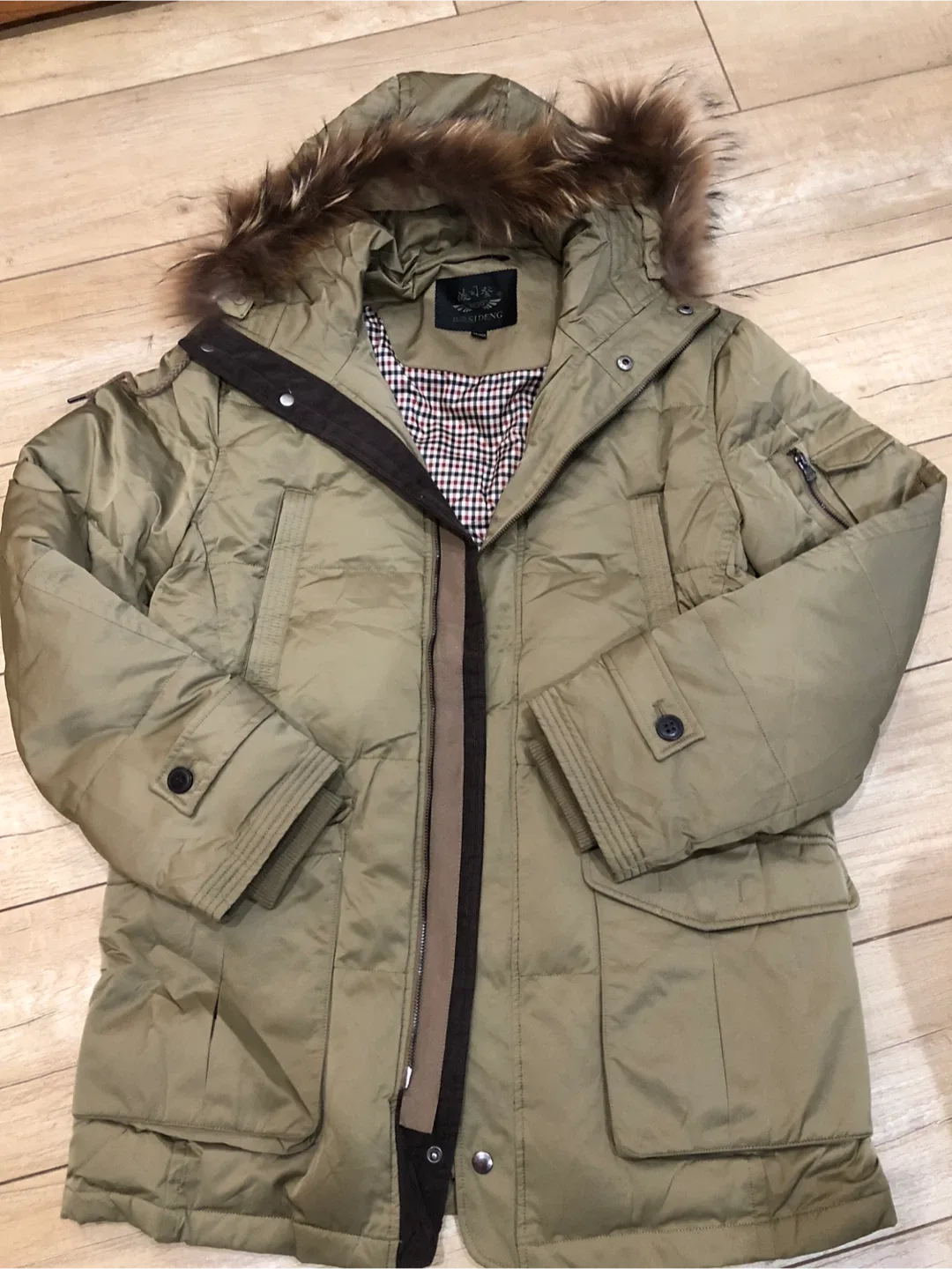 Boston Sideing Down Puffer Coat - Size Unknown image indicator(2)