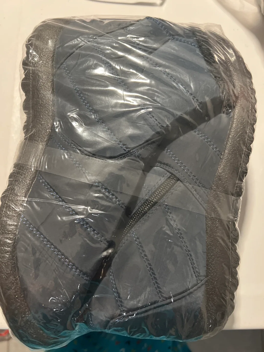 New Snow Boots for Women, Blue, Size 42