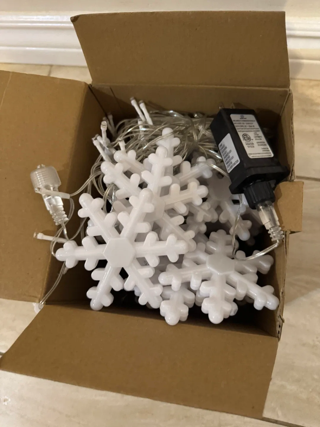 Snowflake String Lights - New in Box! image indicator(2)